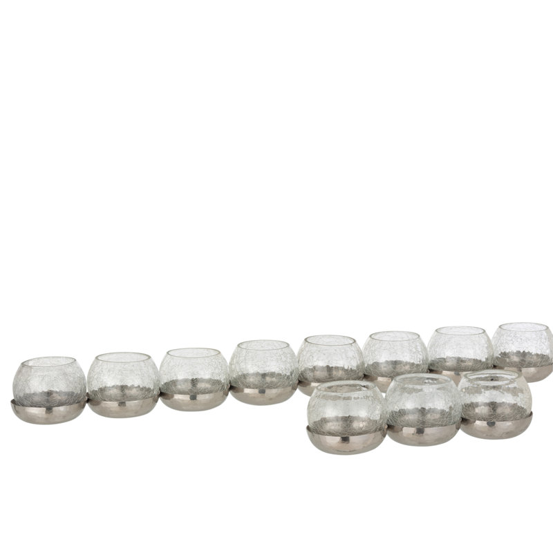 Cozy Tabletop Tealight Holder, Silver