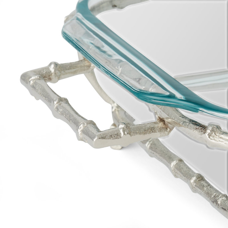 DessauHome 2 Qt. Glass Rectangular Holder
