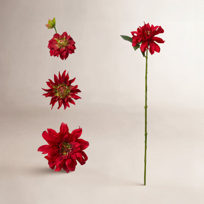 16 Pieces 17" Artificial Dahlia Flowers for DIY Home and Centerpieces Decór