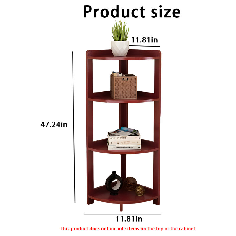Karey Corner Bookcase