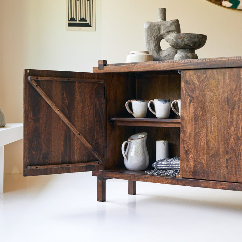 Arko 47.24'' Solid Wood Sideboard