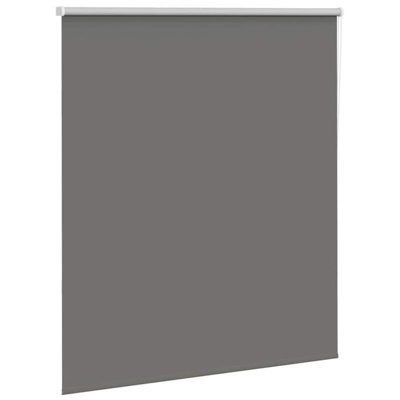 Roller Blind Blackout Fabric Polyester, 140cm W x 130cm L, Gray