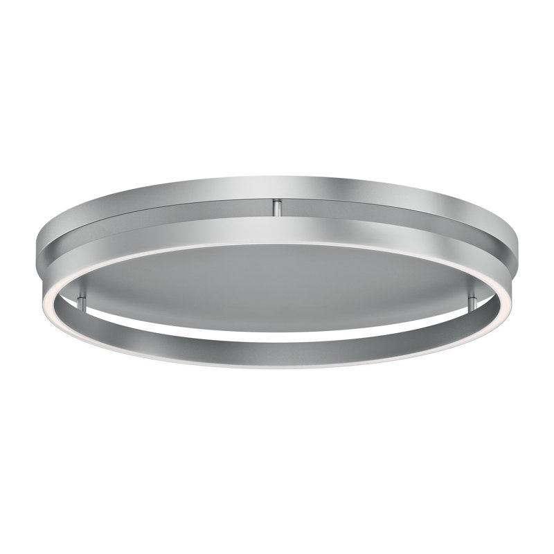 Flush Mount, Brushed Aluminum