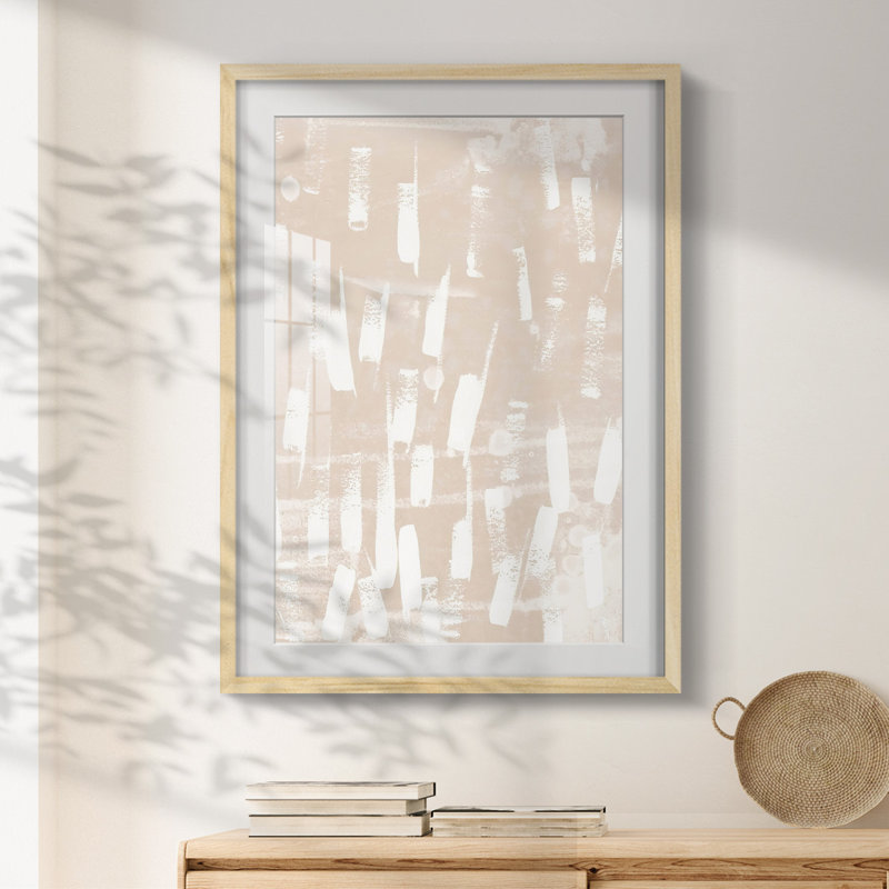 Gravure sur terre IV - impression encadrée, Naturel, H 28,5 po x l 20,5 po