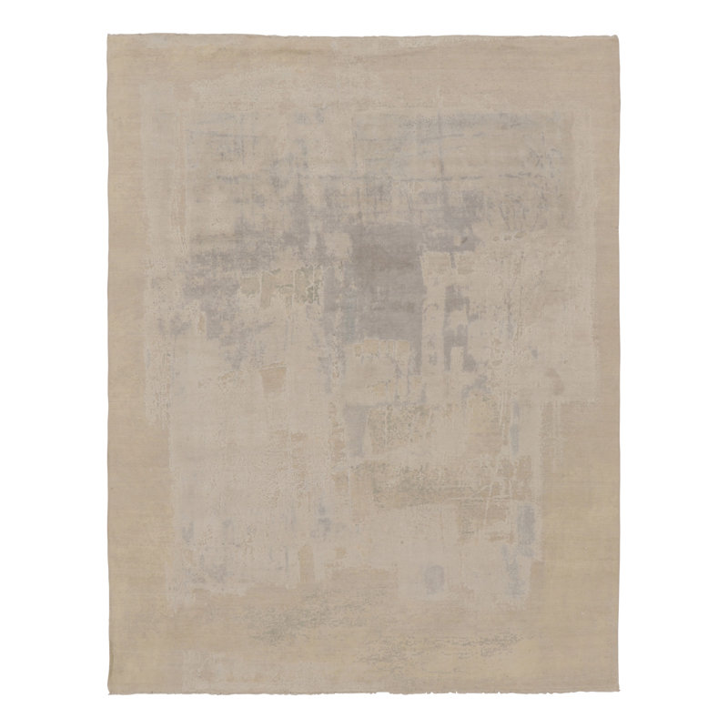 Modern One-of-a-Kind 7'1X9'11 Hand Knotted Area Rug