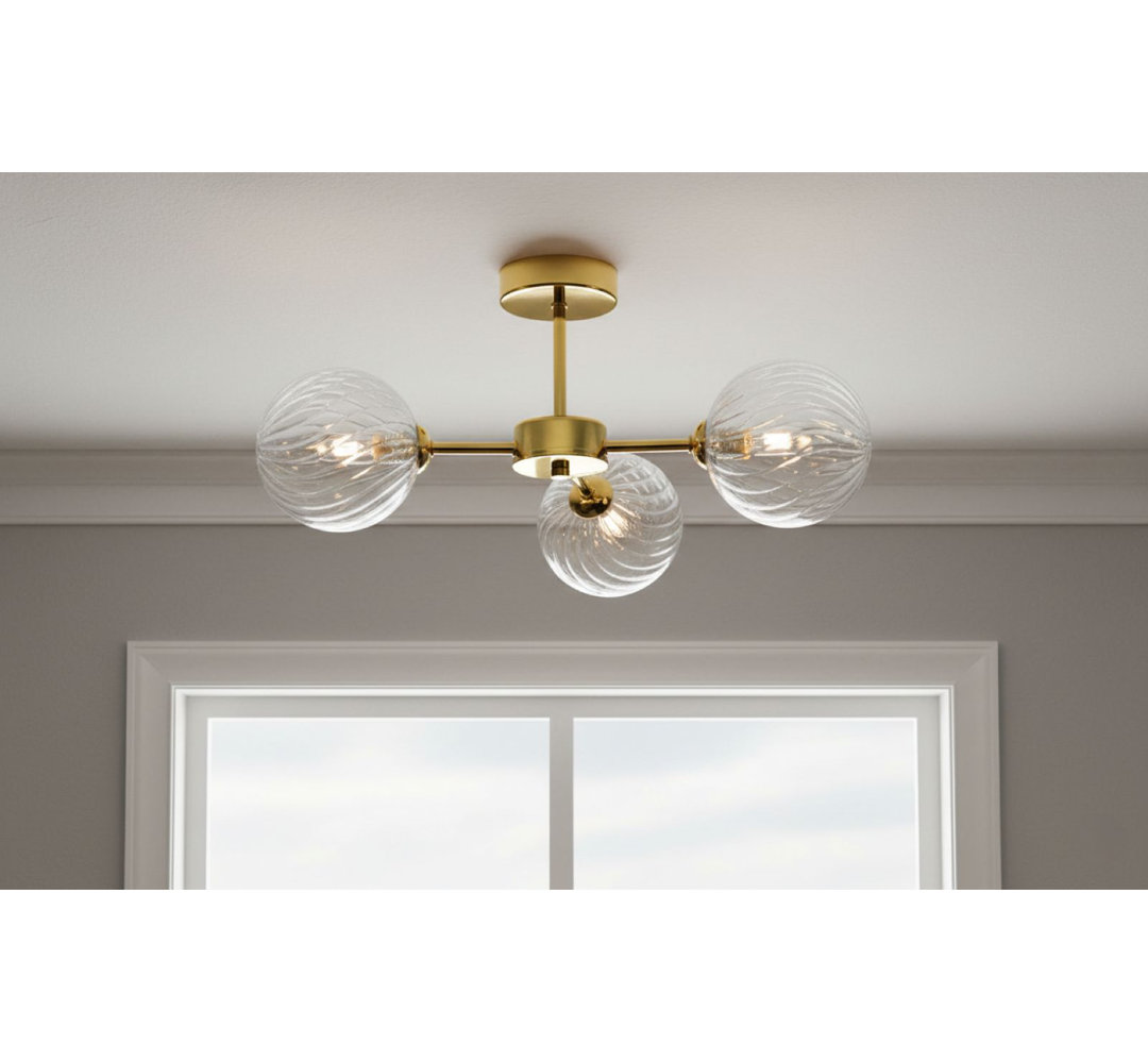 Glass Flush Mount
