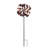 Shatley Weather Resistant Copper Abstract Rotator