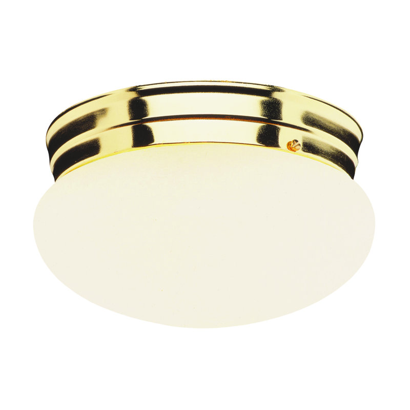 Plafonnier encastré 1 lumière Lamine, Bronze huilé, H 5,25 po x l 10 po x P 8 po