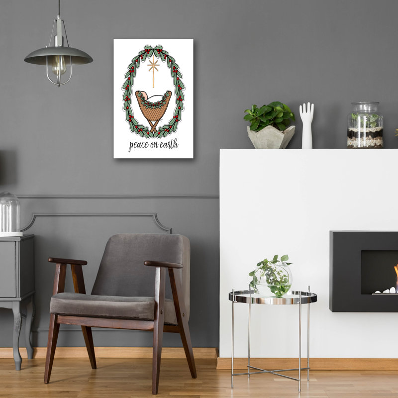 «Peace on Earth» par Ashley Bradley, art mural en verre acrylique, H 24 po x l 16 po x P 0,2 po