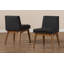 Chaise d'appoint rembourrée Klimek-1876543469