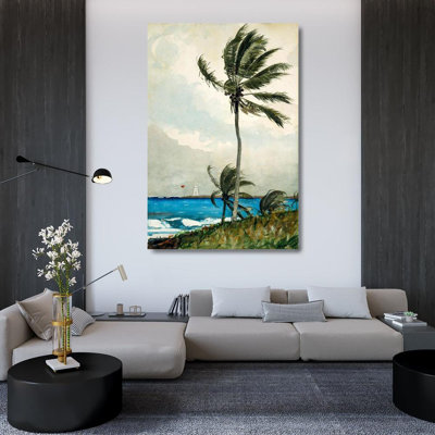 Bayou Breeze Homer, galerie d'art Winslow, palmier, Nassau