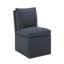 Chaise d'appoint rembourrée à roulettes Alayaa-99840923