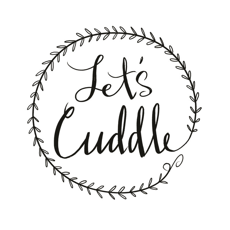 Lets Cuddle - Wrapped Canvas Print, 30cm H x 30cm W x 3.8cm D