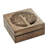 Attridge Wood Handmade Tree Decorative Brown Box with Hinged Lid Set