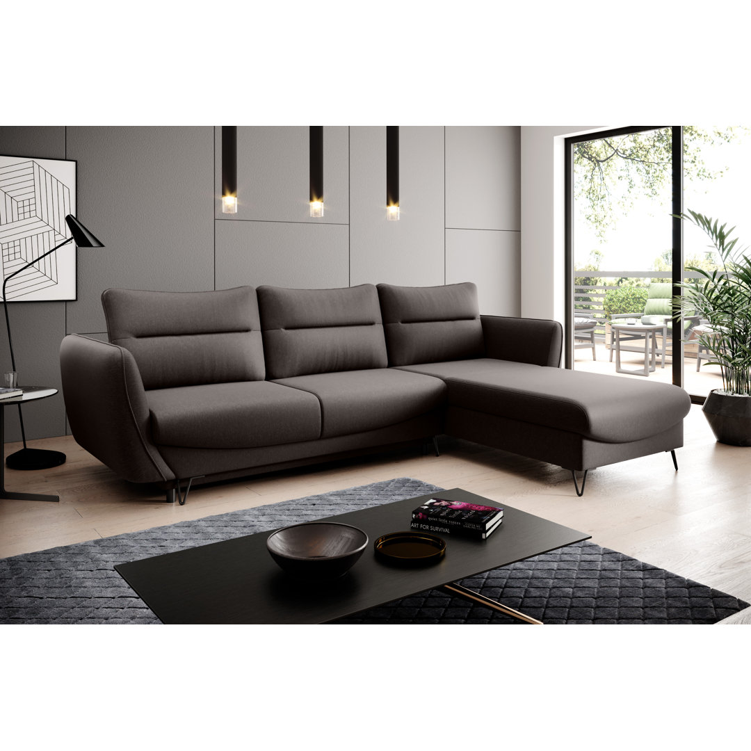 Ecksofa Storrs mit Bettfunktion