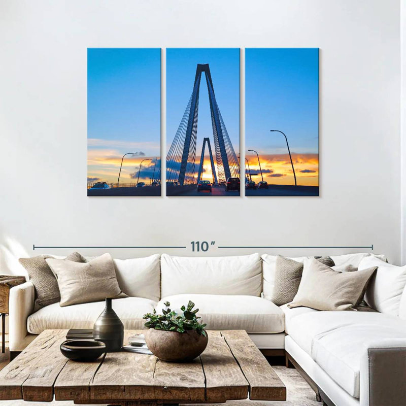 Lilie Cooper River Bridge, 48" H x 74" W