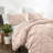 Pinch Pleat Textured Duvet Cover Set-463085943-463085931