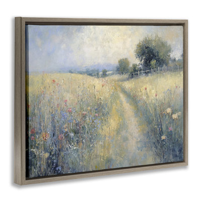 Chemin à travers le cadre flottant Wildflower Field, design par LSR Creative Studio