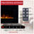 Northwest Electric Fireplace With Speakers-106645566