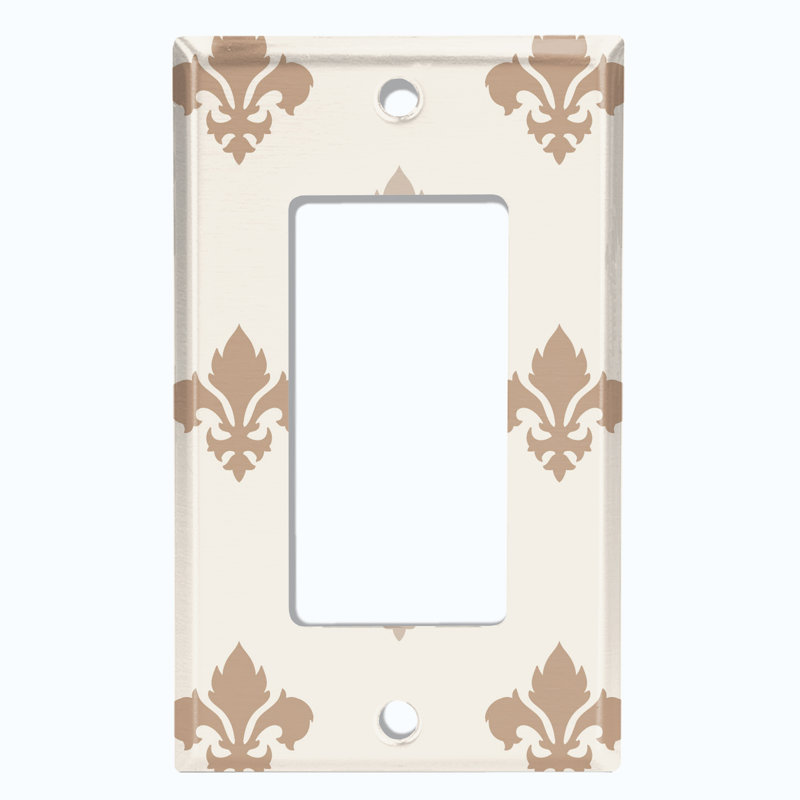 Plaque murale berçante Fleur De Lis