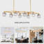 Cristal pour salle à manger - Pièce décorative de luxe en métal doré mat-982545358