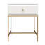 51cm W Manufactured Wood Bedside Table