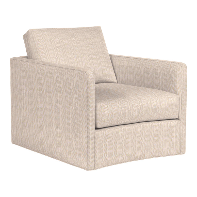 Wynne Swivel Chair, Perigold Posh Linen