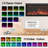 50 Inch Smart Wall Mount Electric Fireplace - Wi-Fi/Alexa Control-1174628885