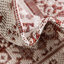 Tapis intérieur / extérieur rouge rouille en polypropylène tissé à la machine Archange-634904796