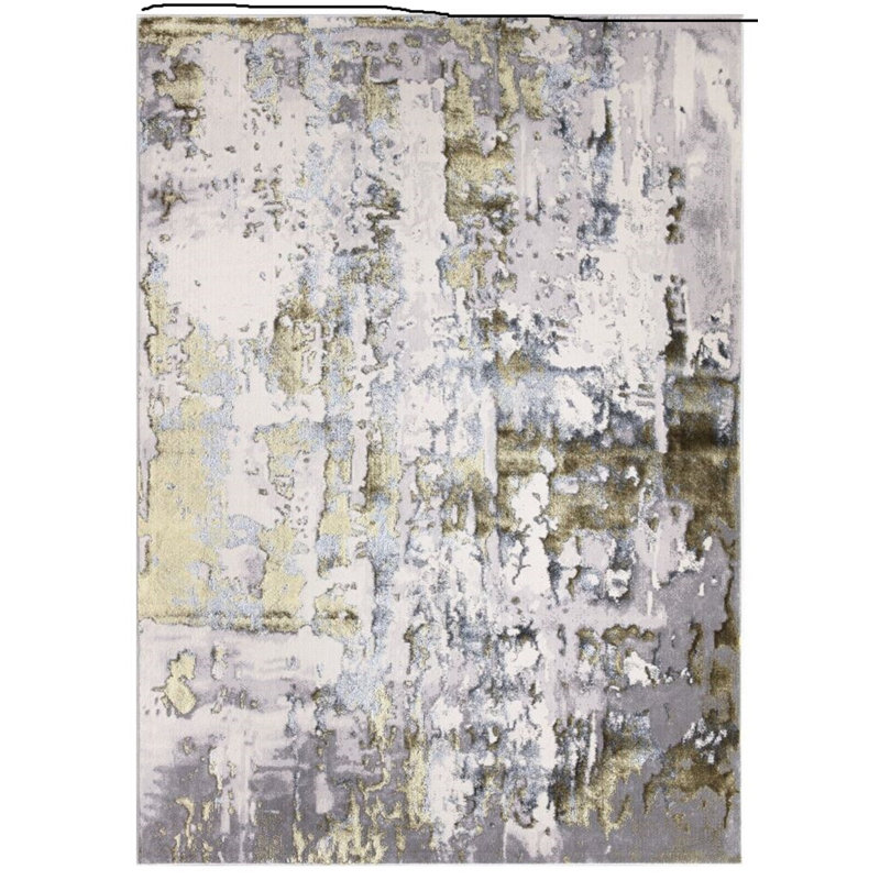 Victoriaville Abstract Area Rug, Rectangle 60 x 110cm