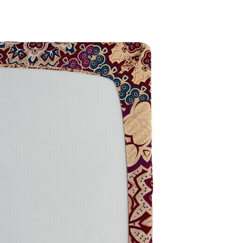 Microfiber Patchwork Fitted Sheet, Twin Fitted Sheet