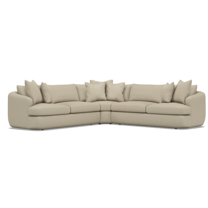 Jules Fabric 3 Pc Sectional, 1583-200