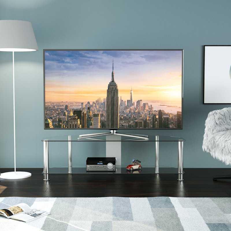 Haysi Unfinished TV Stand for TVs up to 65"