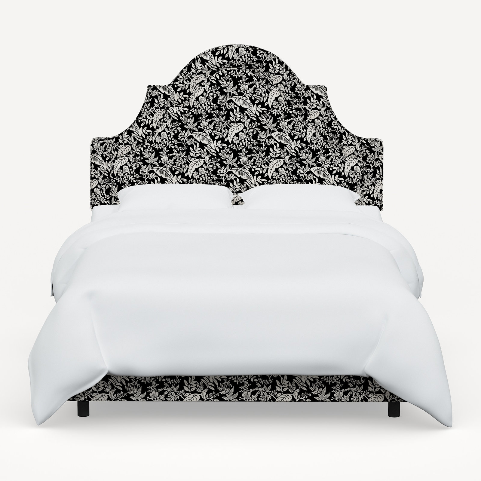 Rifle Paper Co. x Cloth & Company Marion Bed, Twin, Rpc Canopy Black & Cream Linen