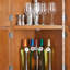 Armoire de coin 72 po avec 8 portes - Gardez vos articles organisés de couleur chêne pour la salle à manger