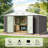 Outdoor Metal Storage Tool Shed-99168255-99168252