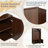 Farmhouse All-in-One Hall Tree with Adjustable Shelves,Storage Bench,Wooden Coat Rack Organizer-709918793