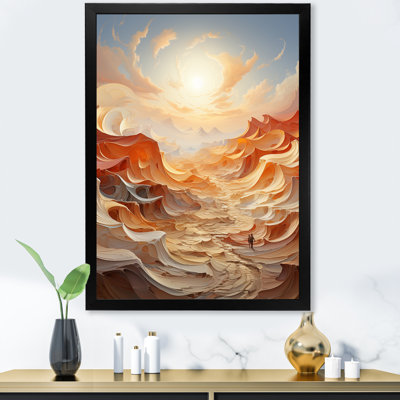" Surreal Spiraling Sands Landscape "