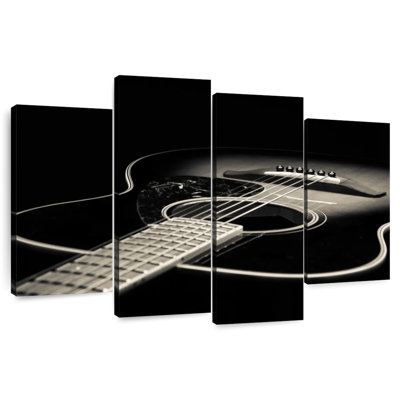 Sleek Acoustic Guitar