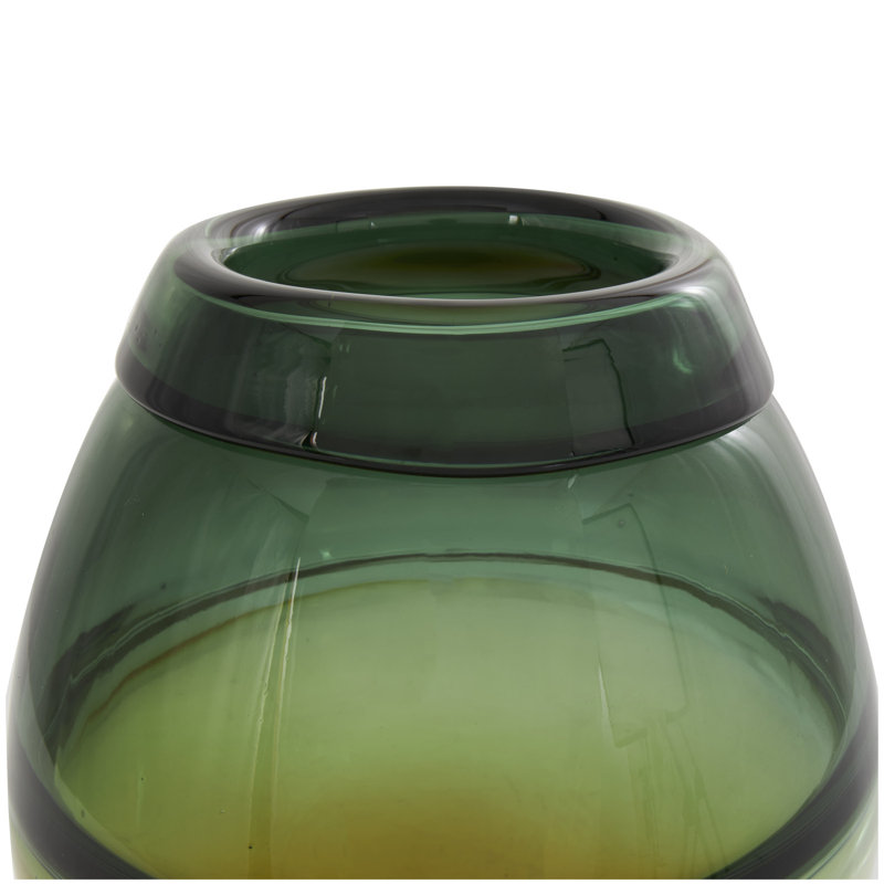 Winson Glass Table Vase, 10.85" H x 9.15" W x 9.1" D
