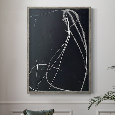 Série ABSTRACT DCxxxiv, reproduction encadrée - bois massif
