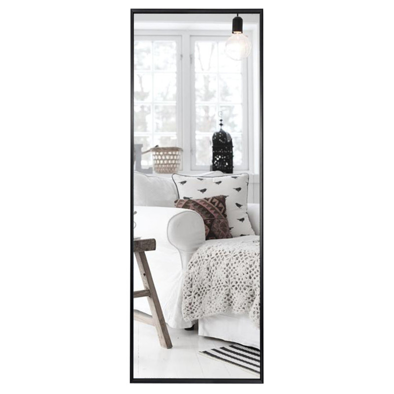 Miroir pleine grandeur moderne et contemporain, Noir élégant