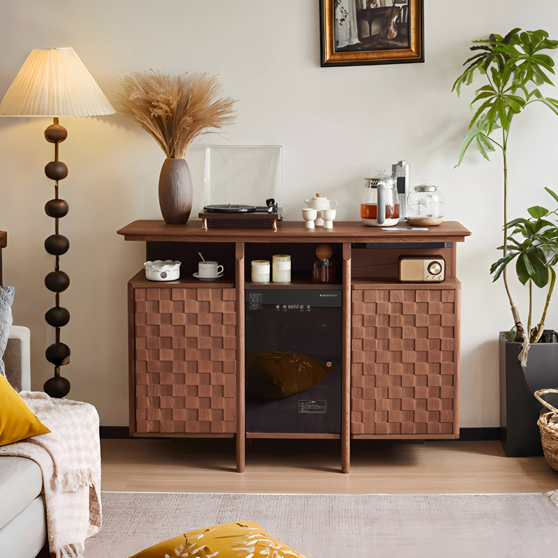 Armoire de rangement intégrée 50 po, Brun
