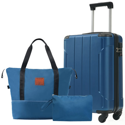 20 Inch Carry On Luggage Set With Spinner Wheels, Lightweight Hardshell ABS, TSA Lock, And Expandable Travel Bag
