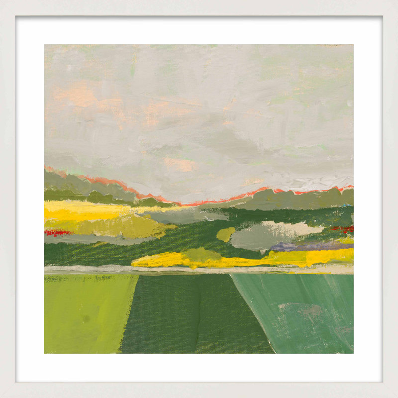 Fusse The Berkshires 1, Papier avec cadre blanc, H 30 po x l 30 po x P 1,25 po