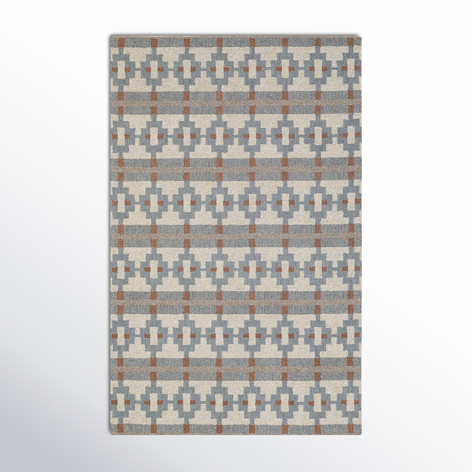 Elsey Hand Tufted Wool Rug, Rectangle 5' x 8'