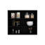 Armoire murale Meeker, noir