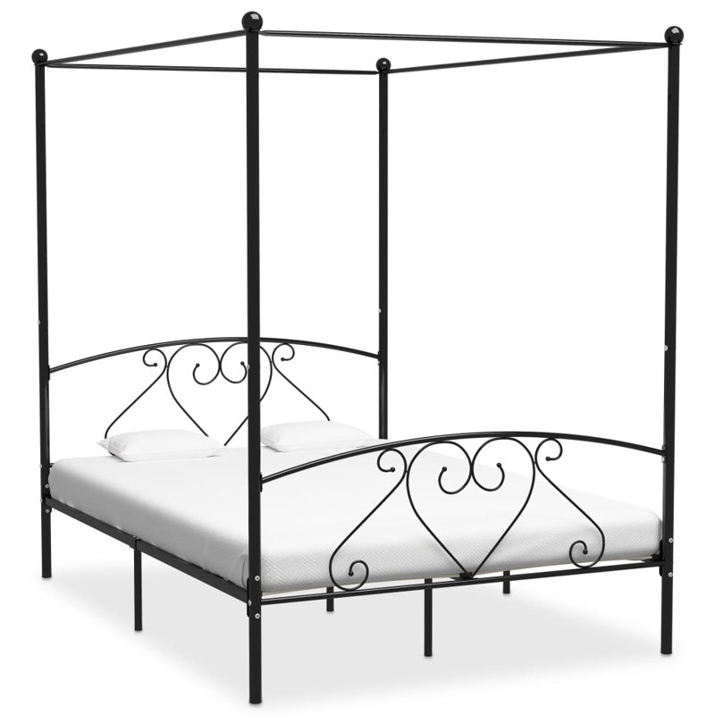 Issac Metal Bed, European Kingsize (160 x 200cm)