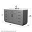 Ensemble de meuble-lavabo simple 60 po Beckett-128066772-134287629-134287630