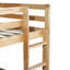 Lit simple au-dessus d'un lit mezzanine - Conception polyvalente pour s'agencer à n'importe quel style de chambre à coucher avec garde-corps pendant le sommeil-2076178000